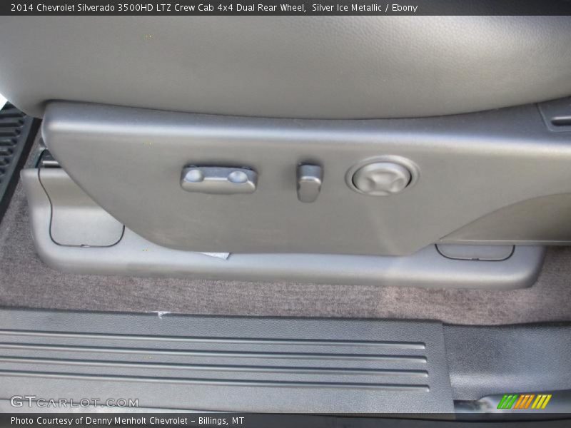 Silver Ice Metallic / Ebony 2014 Chevrolet Silverado 3500HD LTZ Crew Cab 4x4 Dual Rear Wheel