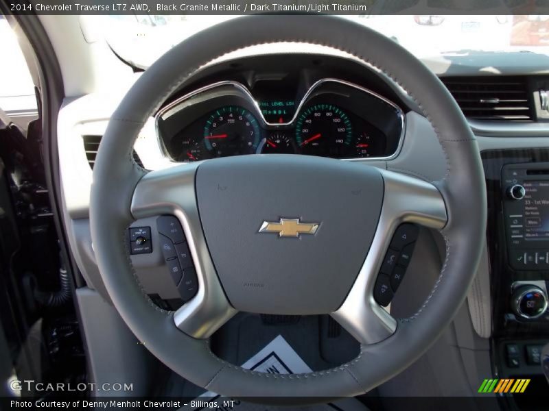 Black Granite Metallic / Dark Titanium/Light Titanium 2014 Chevrolet Traverse LTZ AWD