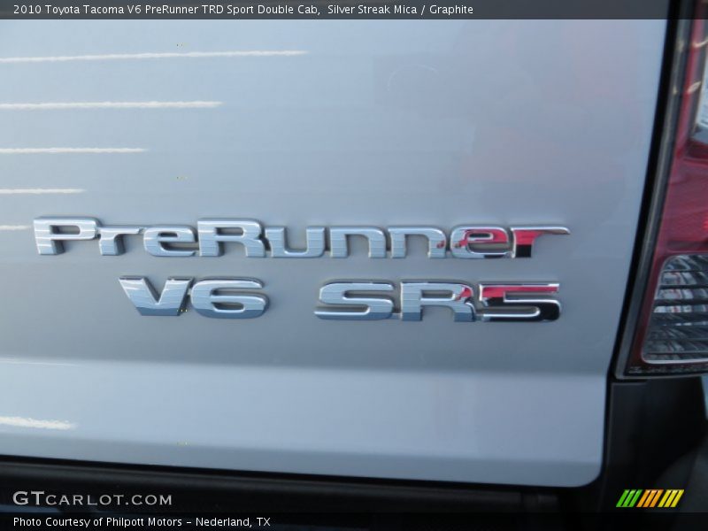 Silver Streak Mica / Graphite 2010 Toyota Tacoma V6 PreRunner TRD Sport Double Cab