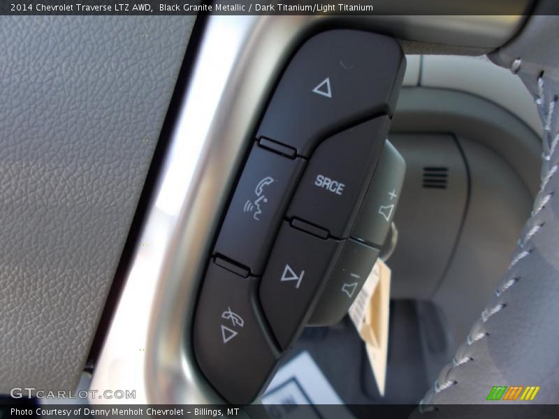 Black Granite Metallic / Dark Titanium/Light Titanium 2014 Chevrolet Traverse LTZ AWD