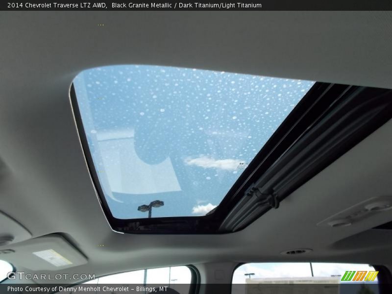 Black Granite Metallic / Dark Titanium/Light Titanium 2014 Chevrolet Traverse LTZ AWD
