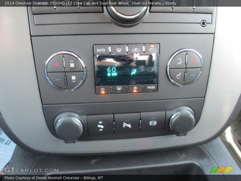 Silver Ice Metallic / Ebony 2014 Chevrolet Silverado 3500HD LTZ Crew Cab 4x4 Dual Rear Wheel
