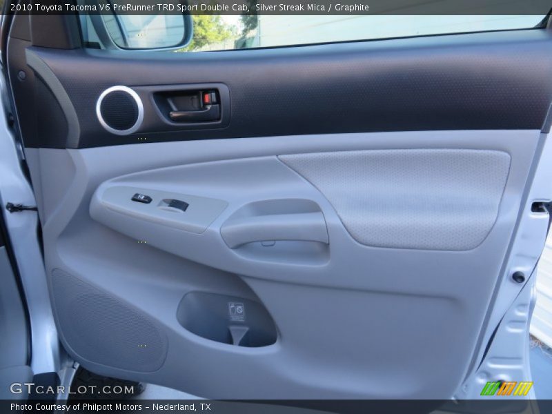 Silver Streak Mica / Graphite 2010 Toyota Tacoma V6 PreRunner TRD Sport Double Cab