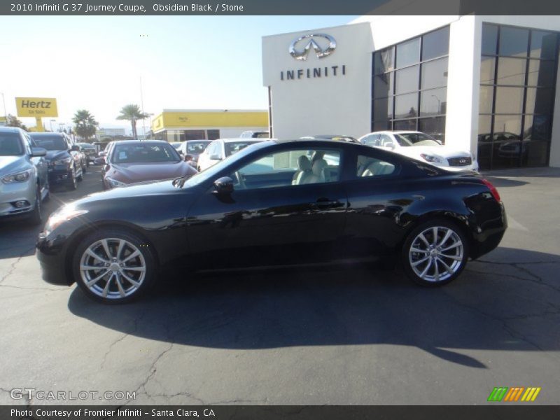 Obsidian Black / Stone 2010 Infiniti G 37 Journey Coupe