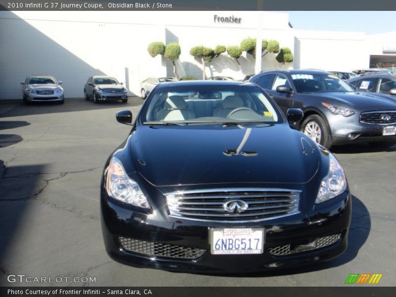 Obsidian Black / Stone 2010 Infiniti G 37 Journey Coupe