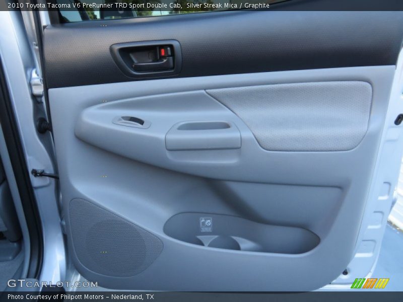 Silver Streak Mica / Graphite 2010 Toyota Tacoma V6 PreRunner TRD Sport Double Cab