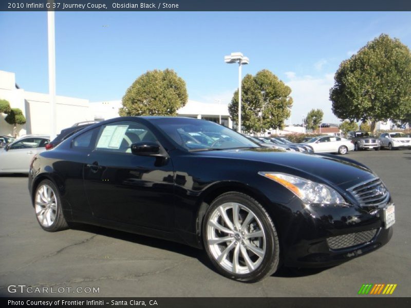 Obsidian Black / Stone 2010 Infiniti G 37 Journey Coupe