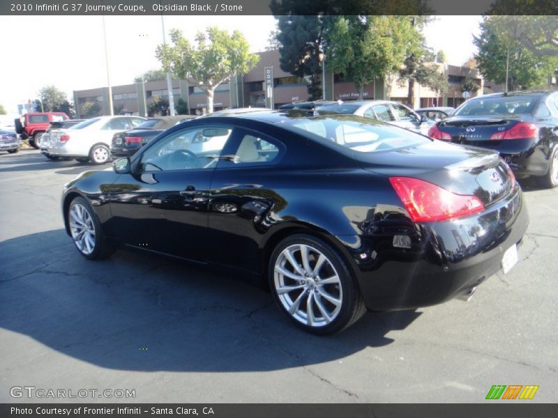 Obsidian Black / Stone 2010 Infiniti G 37 Journey Coupe