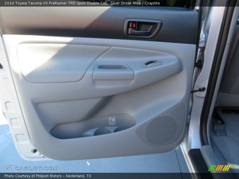 Silver Streak Mica / Graphite 2010 Toyota Tacoma V6 PreRunner TRD Sport Double Cab