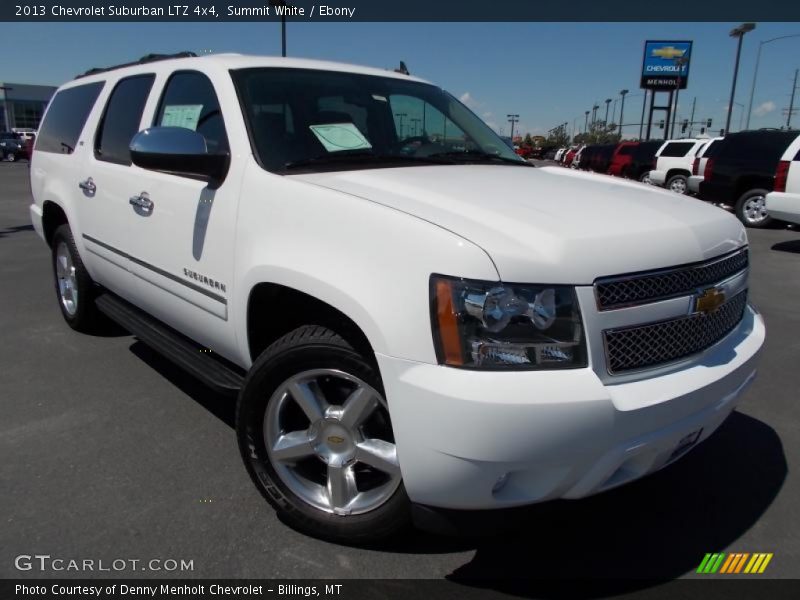 Summit White / Ebony 2013 Chevrolet Suburban LTZ 4x4