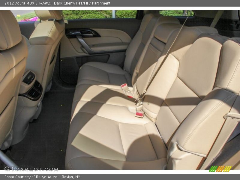 Dark Cherry Pearl II / Parchment 2012 Acura MDX SH-AWD