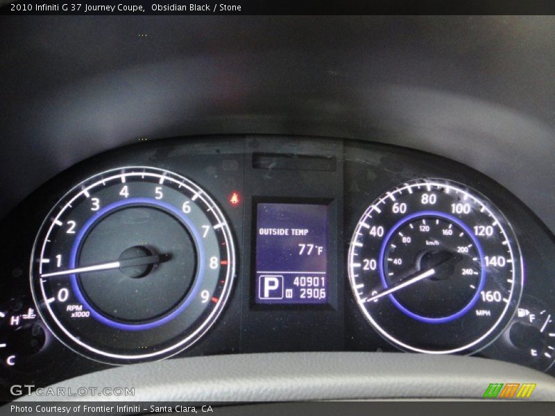 Obsidian Black / Stone 2010 Infiniti G 37 Journey Coupe
