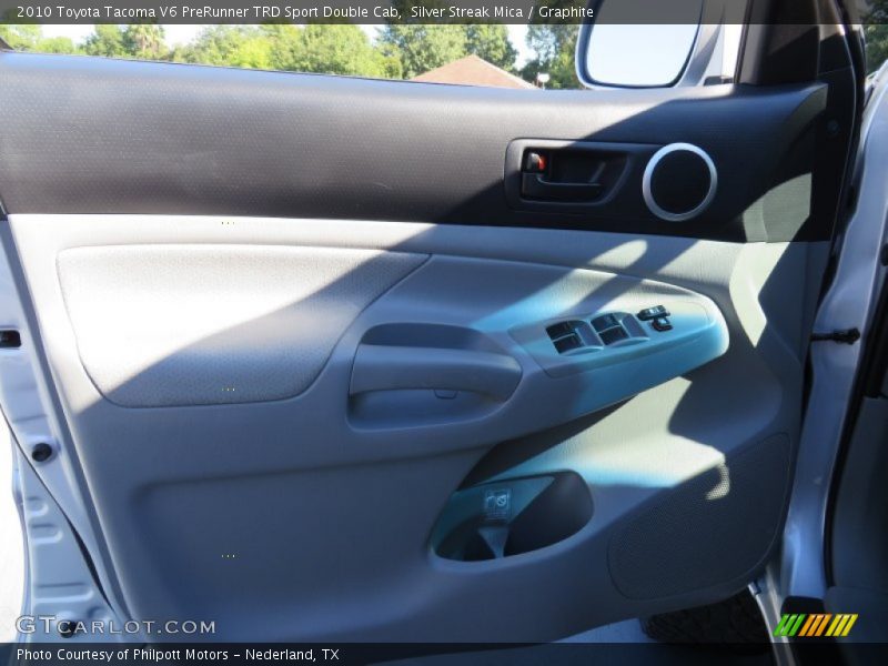 Silver Streak Mica / Graphite 2010 Toyota Tacoma V6 PreRunner TRD Sport Double Cab