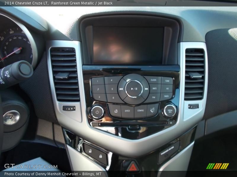 Rainforest Green Metallic / Jet Black 2014 Chevrolet Cruze LT