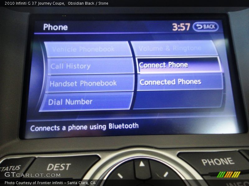 Obsidian Black / Stone 2010 Infiniti G 37 Journey Coupe