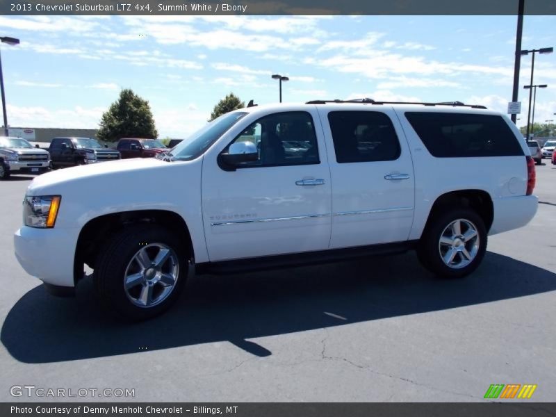 Summit White / Ebony 2013 Chevrolet Suburban LTZ 4x4