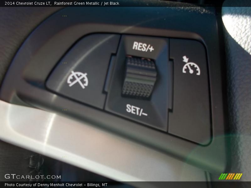 Rainforest Green Metallic / Jet Black 2014 Chevrolet Cruze LT