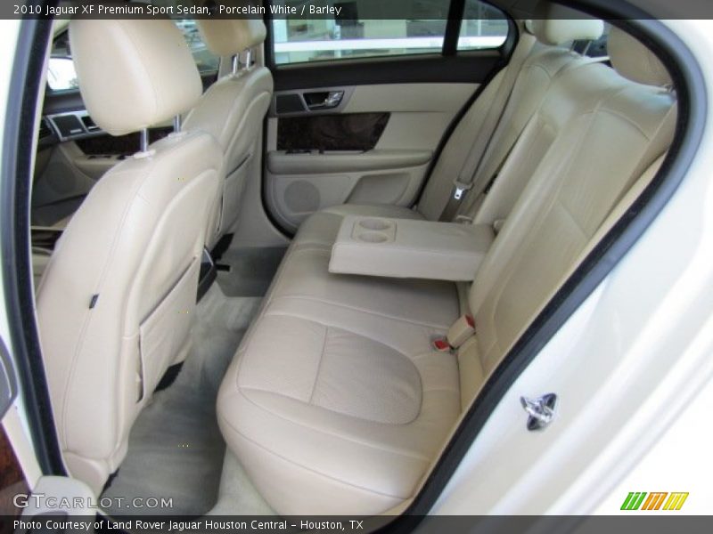 Porcelain White / Barley 2010 Jaguar XF Premium Sport Sedan