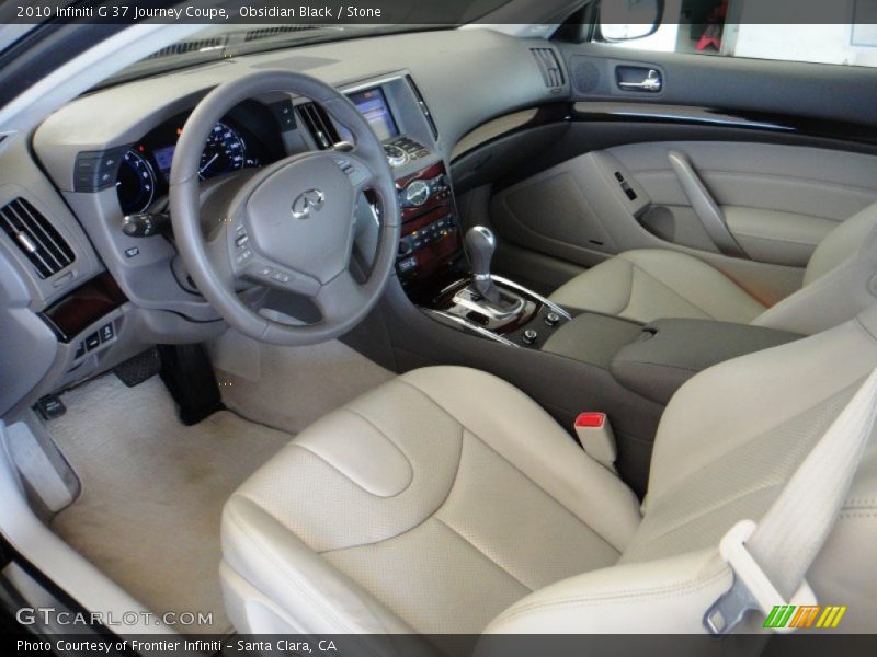 Obsidian Black / Stone 2010 Infiniti G 37 Journey Coupe