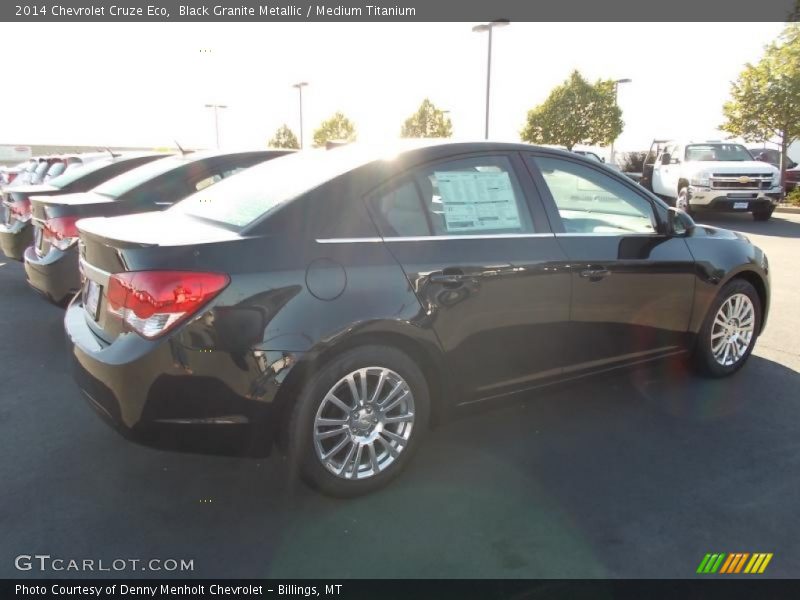 Black Granite Metallic / Medium Titanium 2014 Chevrolet Cruze Eco
