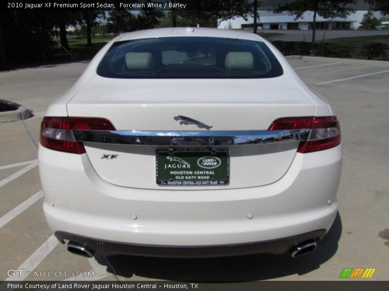 Porcelain White / Barley 2010 Jaguar XF Premium Sport Sedan