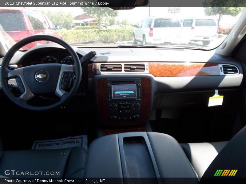 Summit White / Ebony 2013 Chevrolet Suburban LTZ 4x4