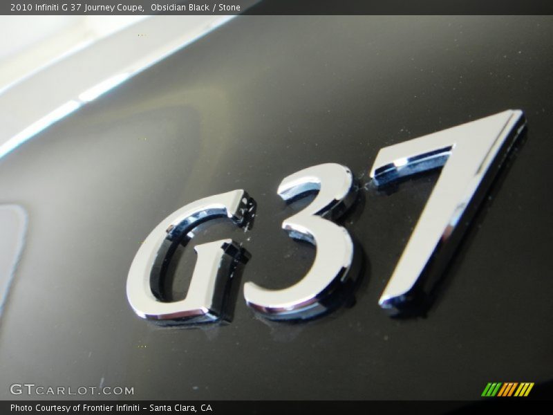 Obsidian Black / Stone 2010 Infiniti G 37 Journey Coupe