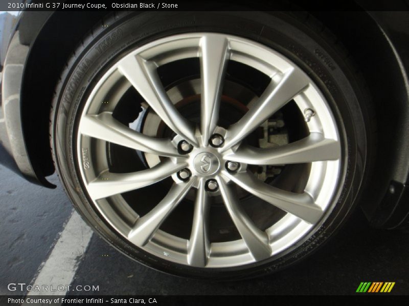 Obsidian Black / Stone 2010 Infiniti G 37 Journey Coupe