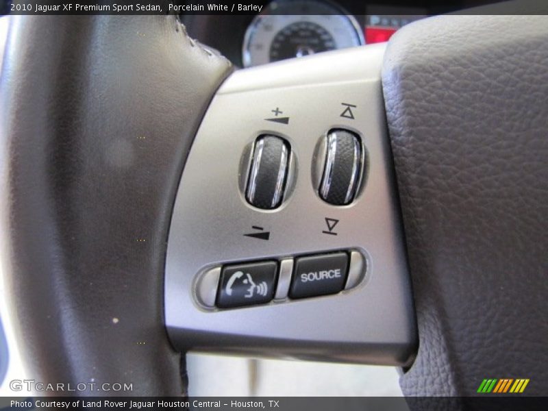 Porcelain White / Barley 2010 Jaguar XF Premium Sport Sedan