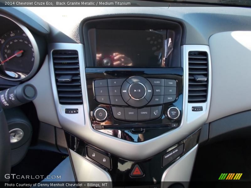 Black Granite Metallic / Medium Titanium 2014 Chevrolet Cruze Eco