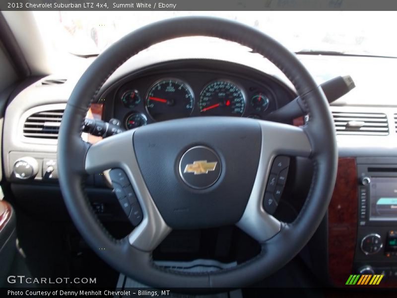 Summit White / Ebony 2013 Chevrolet Suburban LTZ 4x4