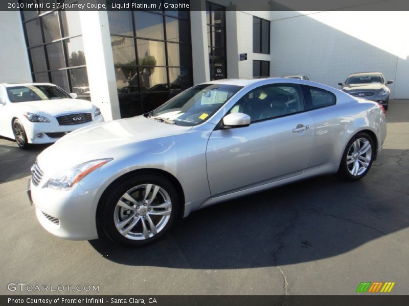Liquid Platinum / Graphite 2010 Infiniti G 37 Journey Coupe