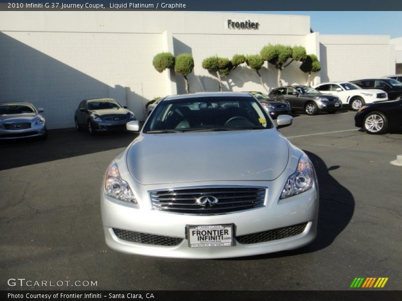 Liquid Platinum / Graphite 2010 Infiniti G 37 Journey Coupe