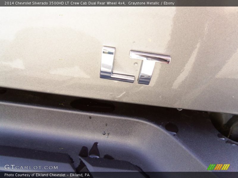 Graystone Metallic / Ebony 2014 Chevrolet Silverado 3500HD LT Crew Cab Dual Rear Wheel 4x4