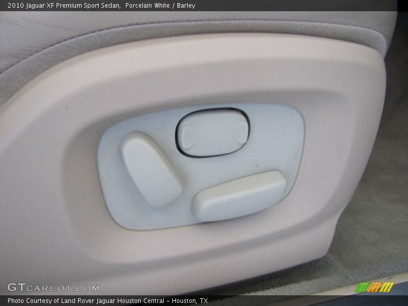 Porcelain White / Barley 2010 Jaguar XF Premium Sport Sedan
