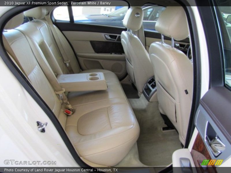 Porcelain White / Barley 2010 Jaguar XF Premium Sport Sedan