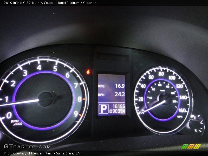 Liquid Platinum / Graphite 2010 Infiniti G 37 Journey Coupe