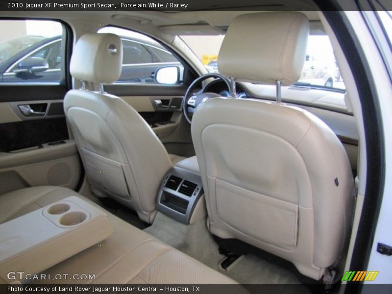Porcelain White / Barley 2010 Jaguar XF Premium Sport Sedan