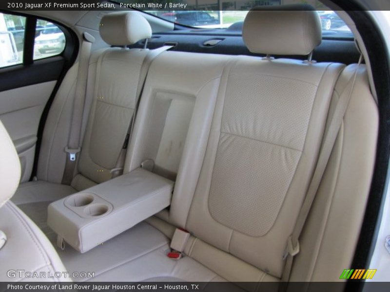 Porcelain White / Barley 2010 Jaguar XF Premium Sport Sedan