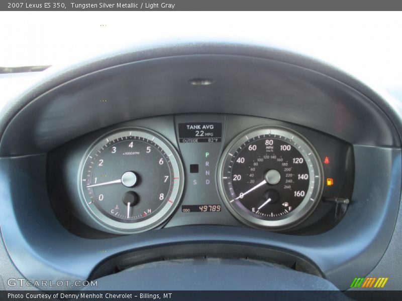 Tungsten Silver Metallic / Light Gray 2007 Lexus ES 350