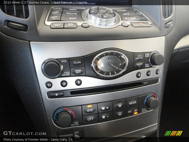 Liquid Platinum / Graphite 2010 Infiniti G 37 Journey Coupe