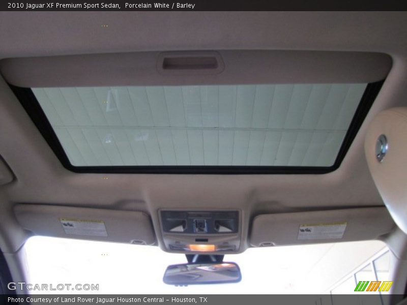 Porcelain White / Barley 2010 Jaguar XF Premium Sport Sedan