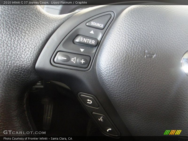 Liquid Platinum / Graphite 2010 Infiniti G 37 Journey Coupe