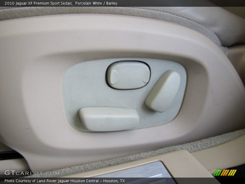 Porcelain White / Barley 2010 Jaguar XF Premium Sport Sedan