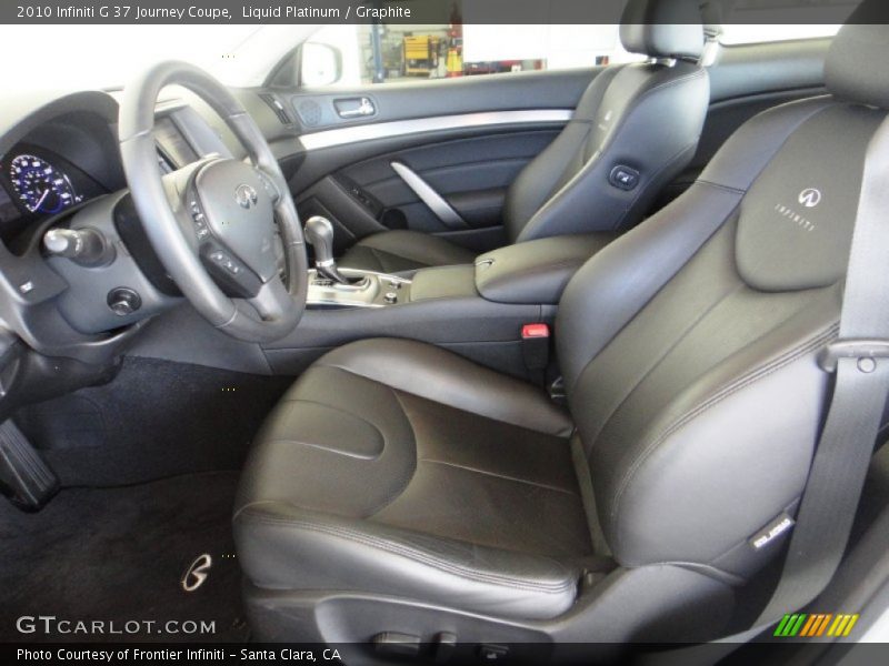 Liquid Platinum / Graphite 2010 Infiniti G 37 Journey Coupe