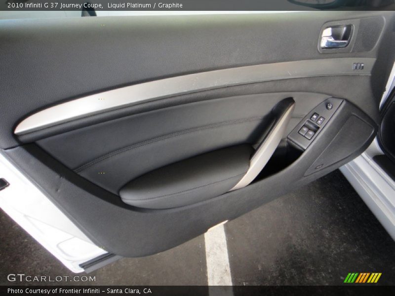 Liquid Platinum / Graphite 2010 Infiniti G 37 Journey Coupe