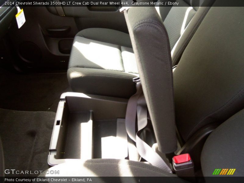 Graystone Metallic / Ebony 2014 Chevrolet Silverado 3500HD LT Crew Cab Dual Rear Wheel 4x4