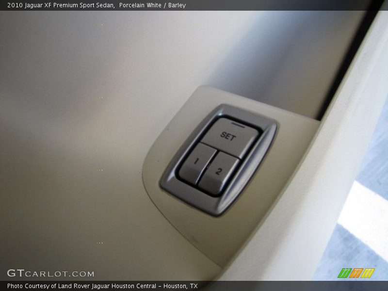 Porcelain White / Barley 2010 Jaguar XF Premium Sport Sedan