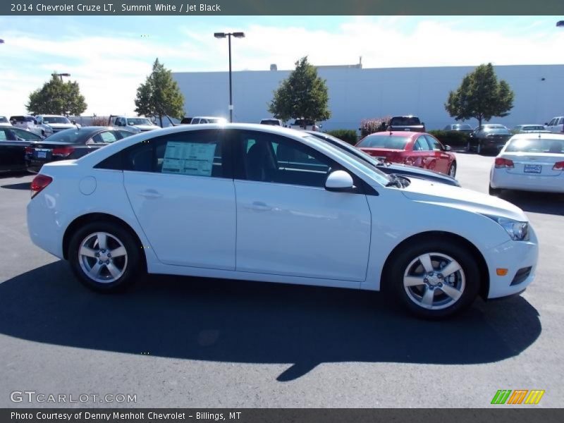 Summit White / Jet Black 2014 Chevrolet Cruze LT