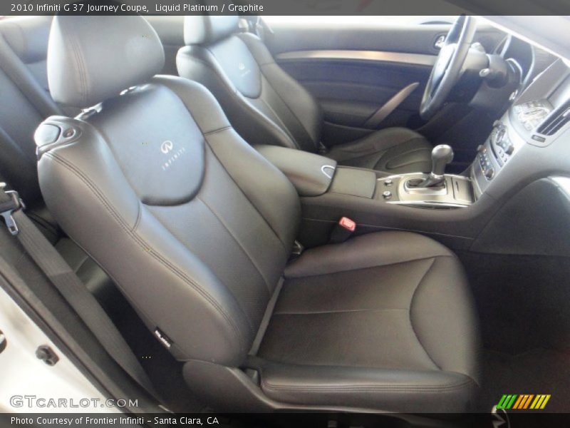 Liquid Platinum / Graphite 2010 Infiniti G 37 Journey Coupe